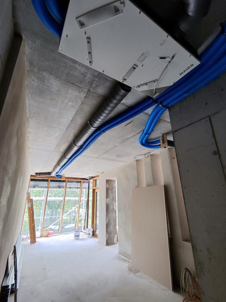 Kompaktlüftung Saunaanbau