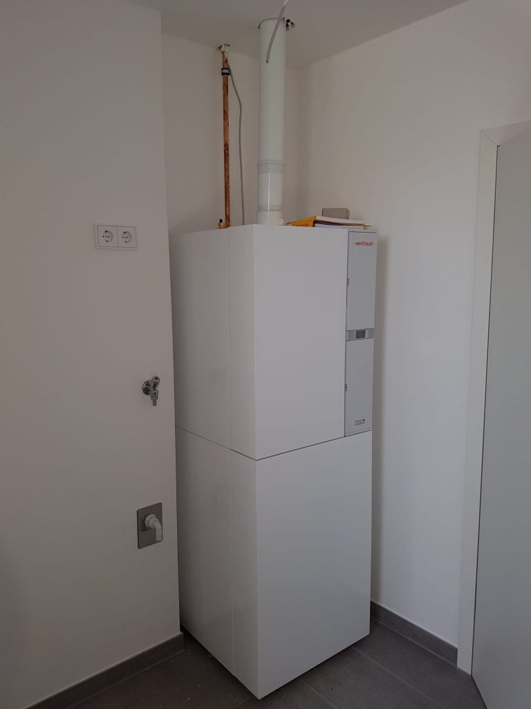 Weishaupt Gasbrennwertgerät mit WW-Speicher