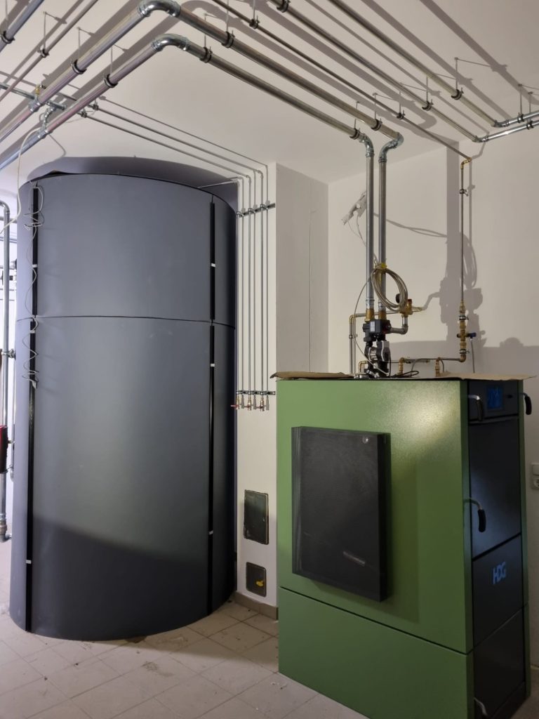 Heizraum HDG Scheitholzkessel